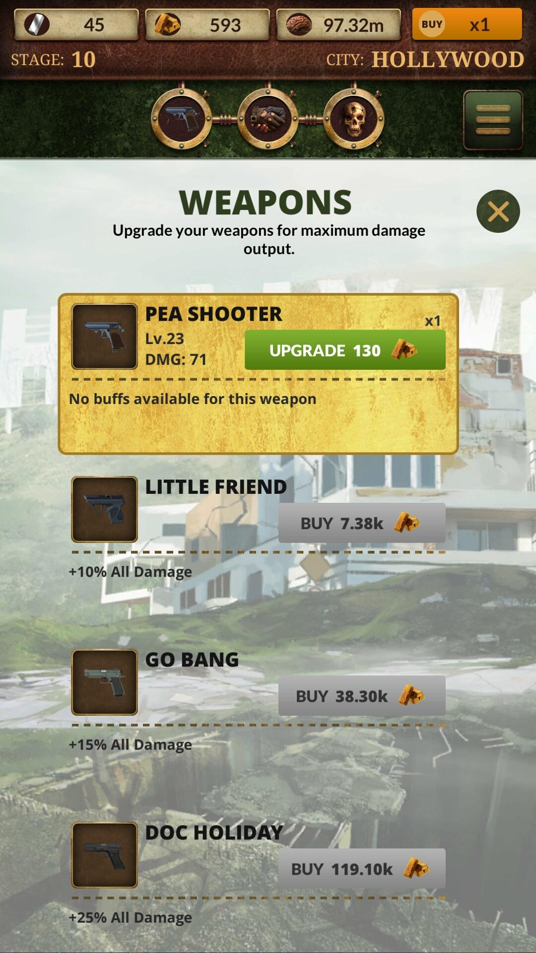 Weapons